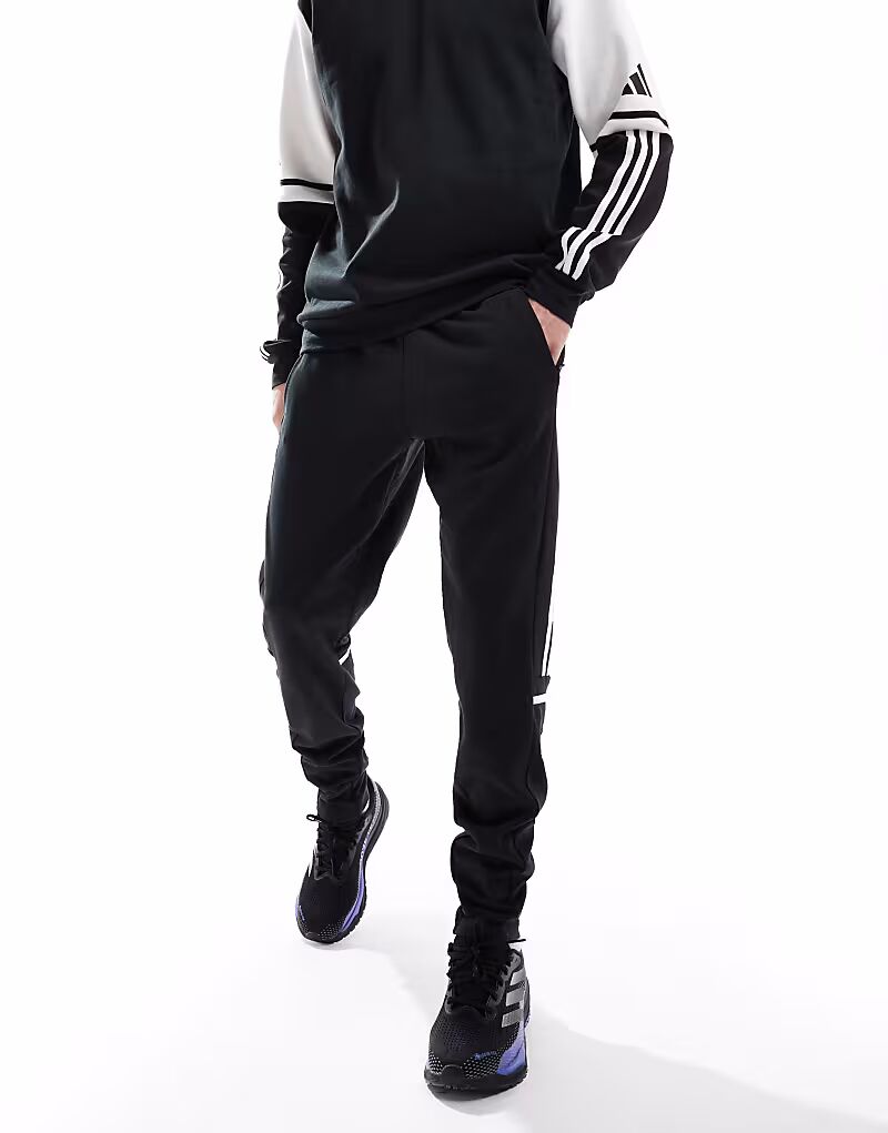 Брюки Adidas Football Squadra25 черного цвета — фото 3