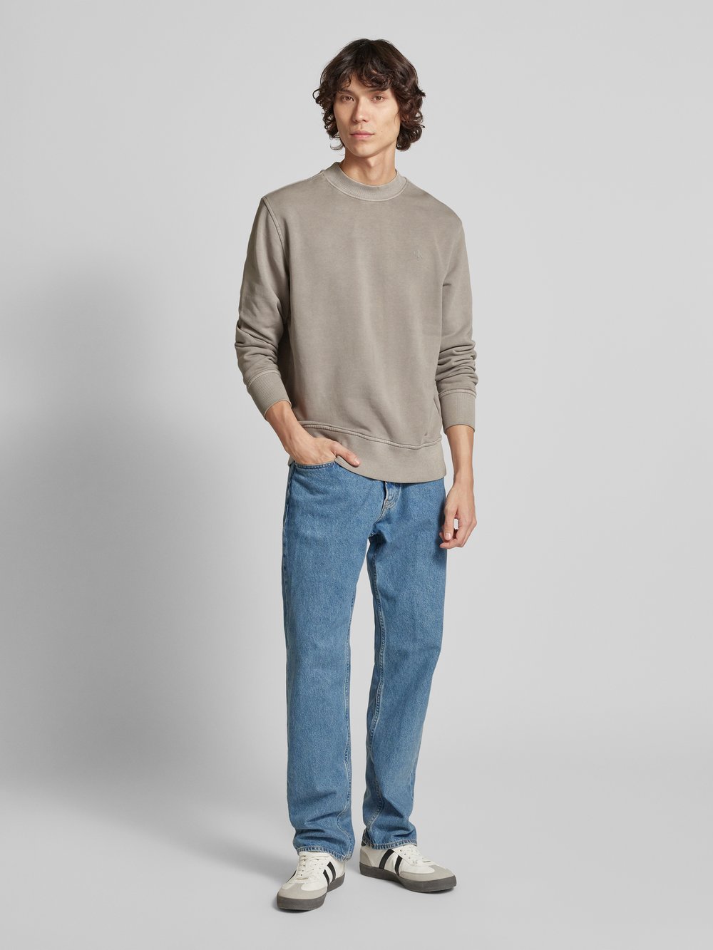 

Толстовка с логотипом Calvin Klein Jeans, графит