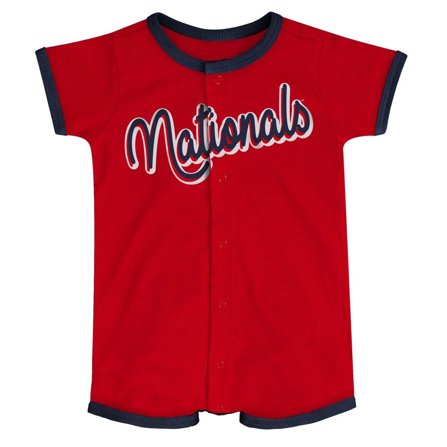 

Красный комбинезон для младенцев Washington Nationals Power Hitter Outerstuff