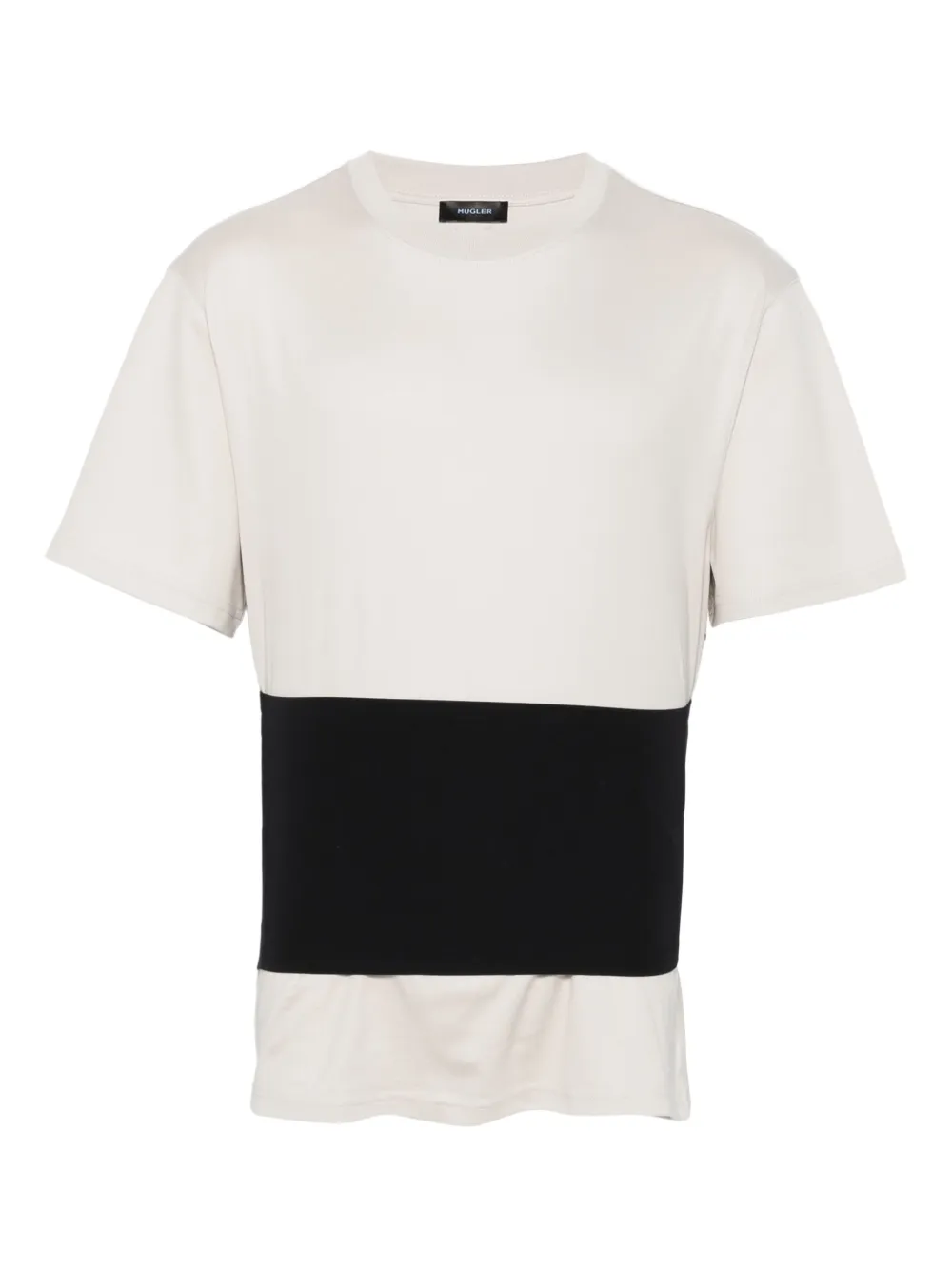 

Футболка со вставками Mugler, нейтральный