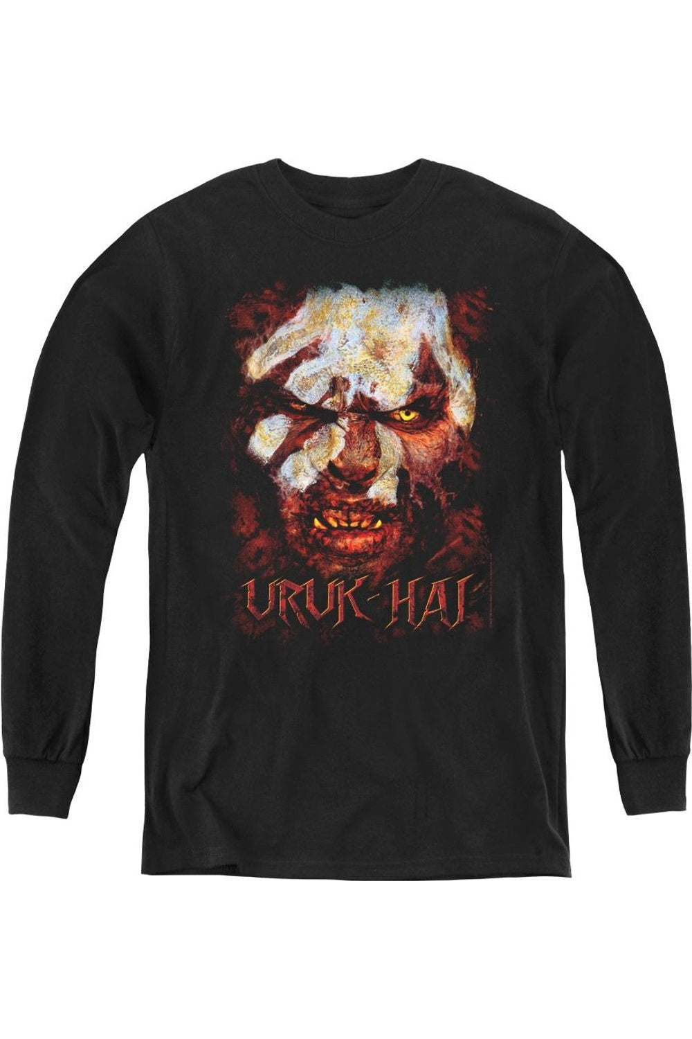 

Футболка с длинным рукавом Lord Of The Rings Uruk Hai Youth Gildan, черный