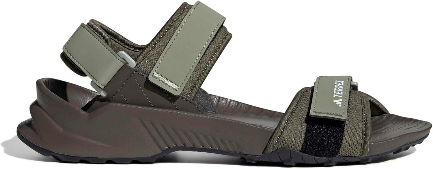 Сандалии для походов adidas Terrex Hydroterra унисекс для взрослых, зеленый/оливковый — фото 2