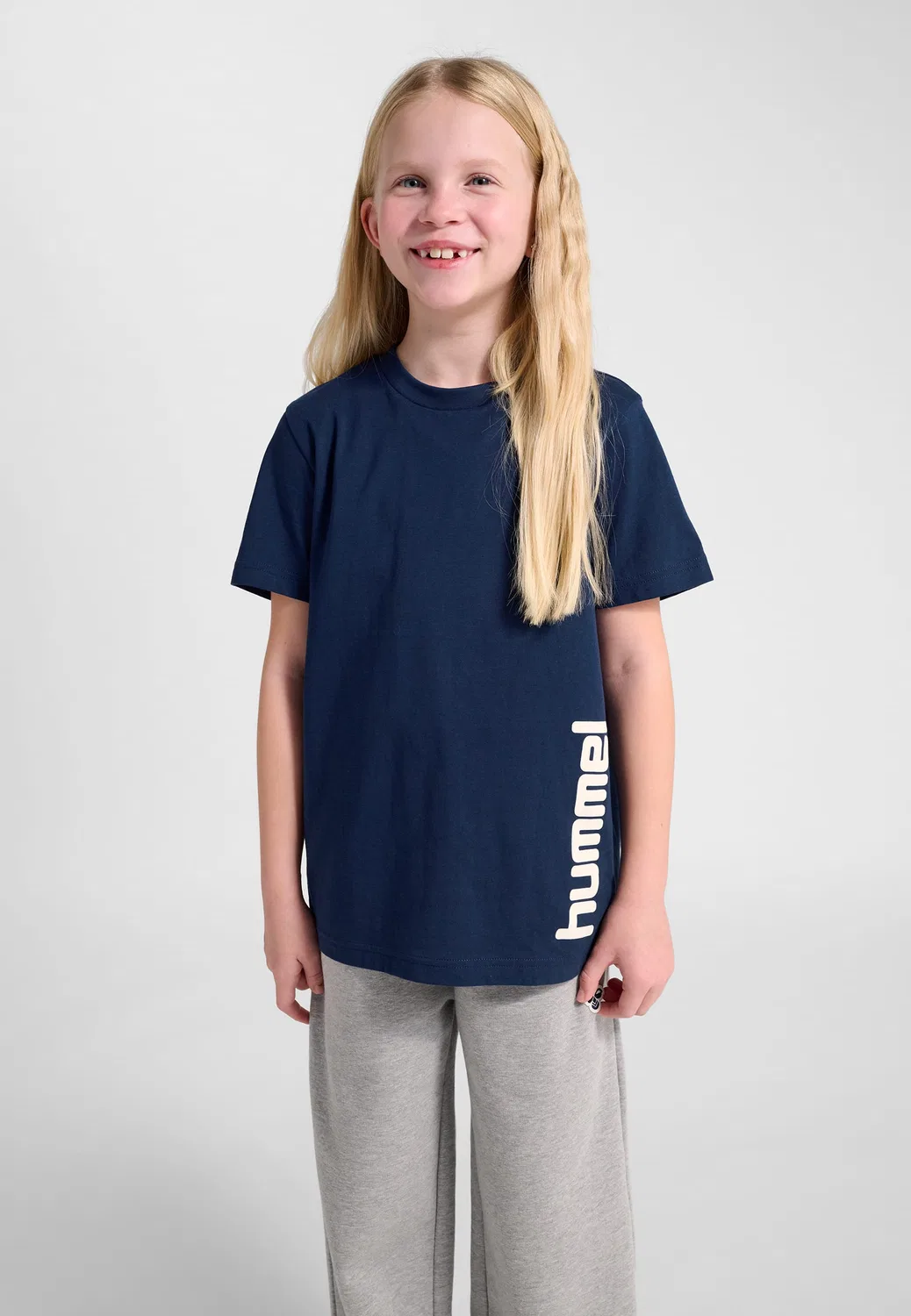 Футболка детская с принтом, Hummel, dress blues