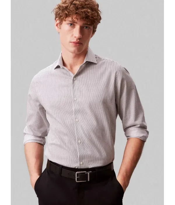 Рубашка slim fit Calvin Klein, белый