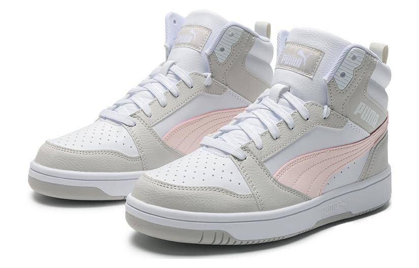 Обувь для скейтбординга Puma REBOUND унисекс, Puma white - ice pink - dull gray — фото 2
