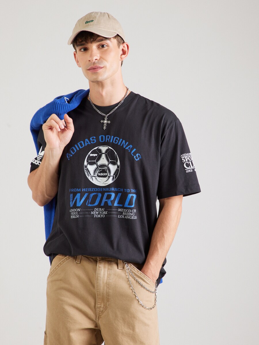 Рубашка ADIDAS ORIGINALS 90s Football, черный — фото 2