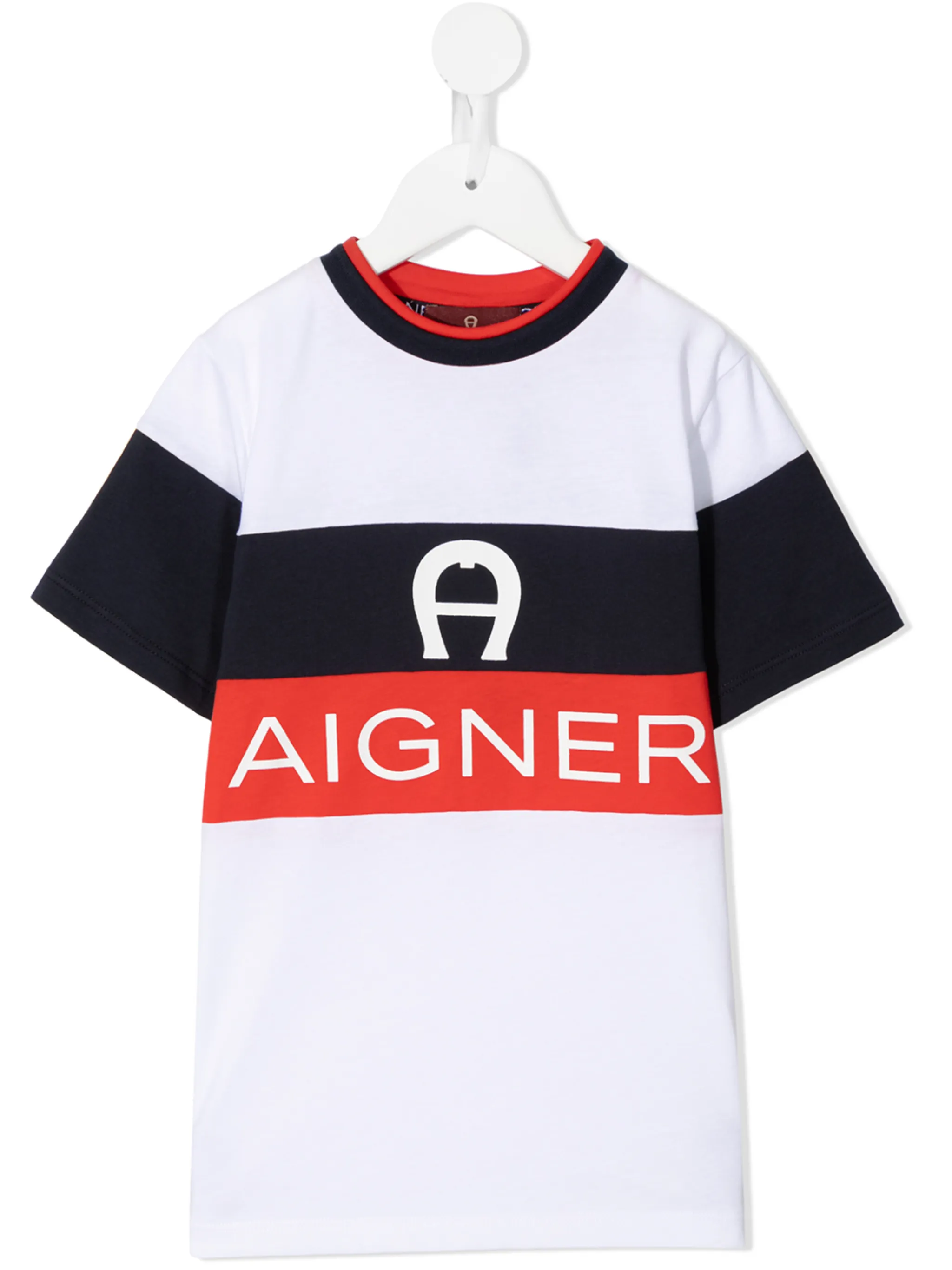 

Футболка с логотипом Aigner Kids, белый