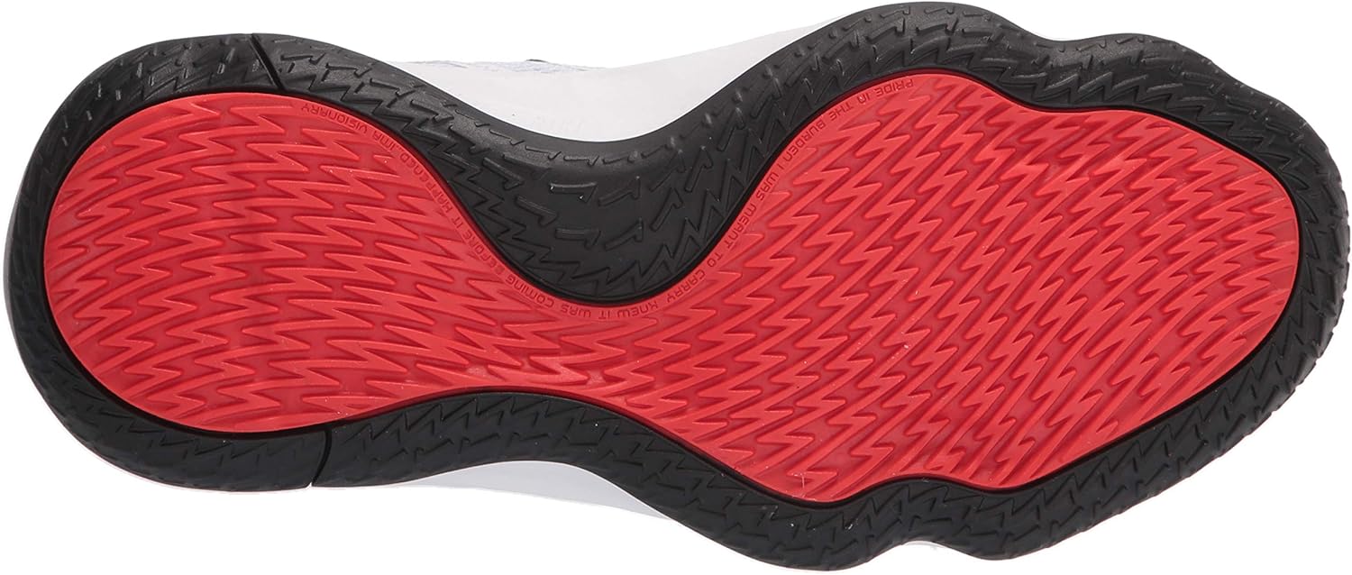 Женские кроссовки Adidas Dame 7, белый/черный/алый — фото 4