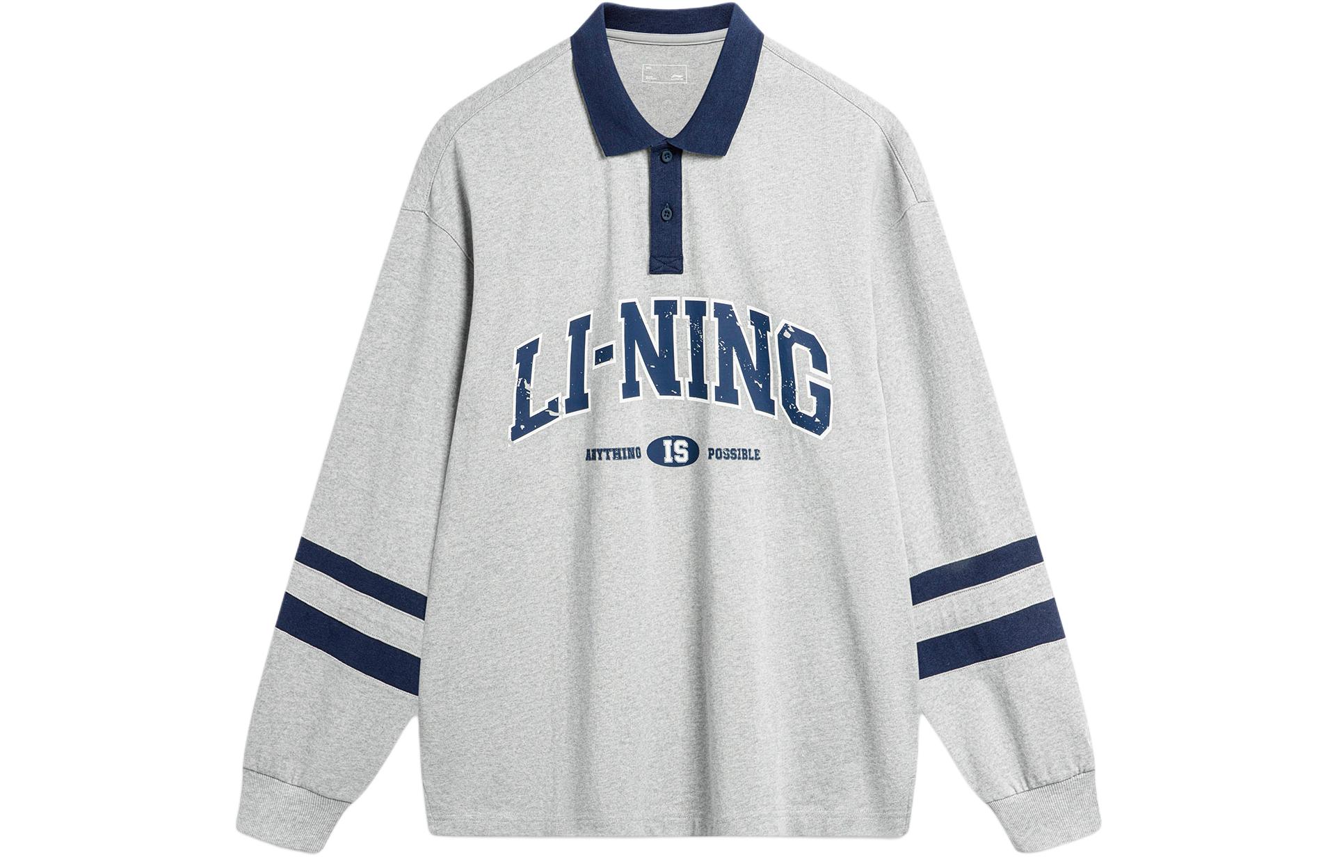 

Повседневная поло для спорта Unisex Heather Gray Light Smoke Gray LINING, серый