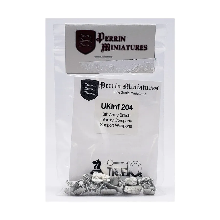 

Оружие поддержки британского пехотного взвода 8-й армии, WWII Miniatures - UK & Commonwealth (10mm) (Perrin Miniatures)