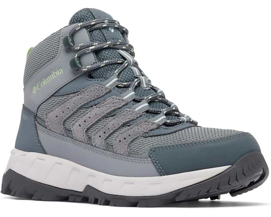 

Походная обувь Columbia Strata Trail Mid Wp, цвет TI Grey Steel/Sage Leaf