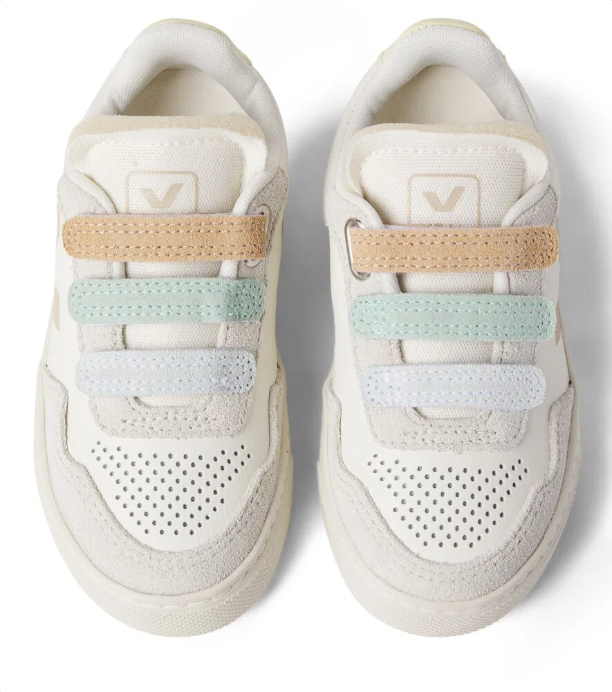 Кожаные кроссовки x Bonpoint V-90 Veja Kids, белый — фото 4