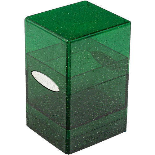 

Карточная игра Ultra Pro Satin Tower: Glitter Green