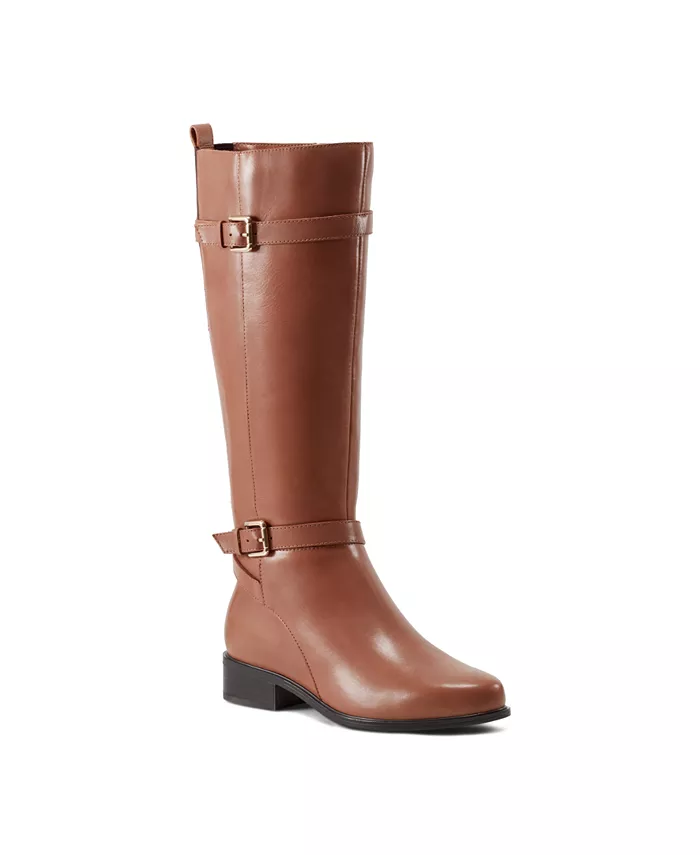 Женские водонепроницаемые повседневные ботинки Harper Wide Calf Rockport, коричневый