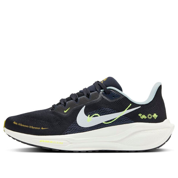 

Кроссовки air zoom pegasus 41 'black white yellow' Nike, черный