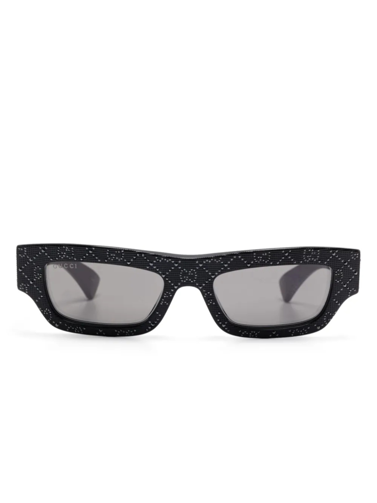 

Солнцезащитные очки Gucci Eyewear в прямоугольной оправе, черный
