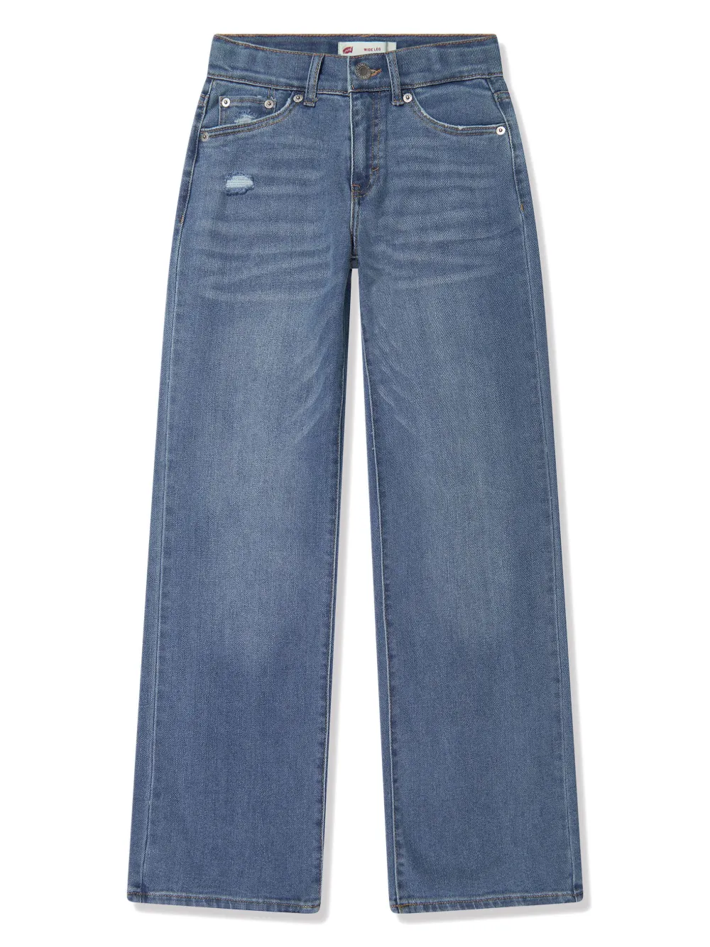 Широкие джинсы с логотипом Levi'S Kids, синий