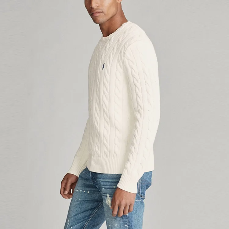 Polo Ralph Lauren Свитер SS21 мужской Ecru — фото 4