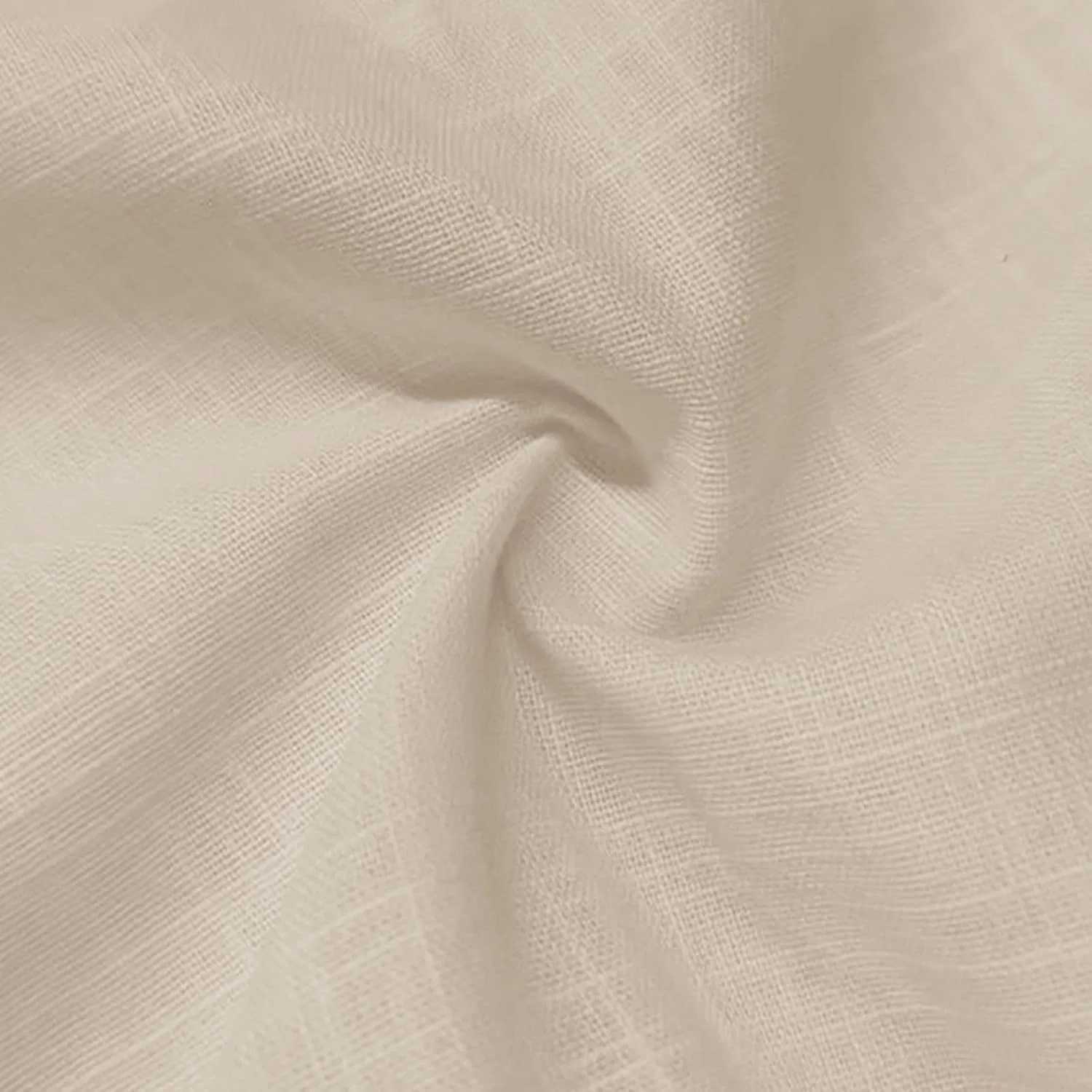 Женский топ-майка из льна и хлопка, Beige — фото 4