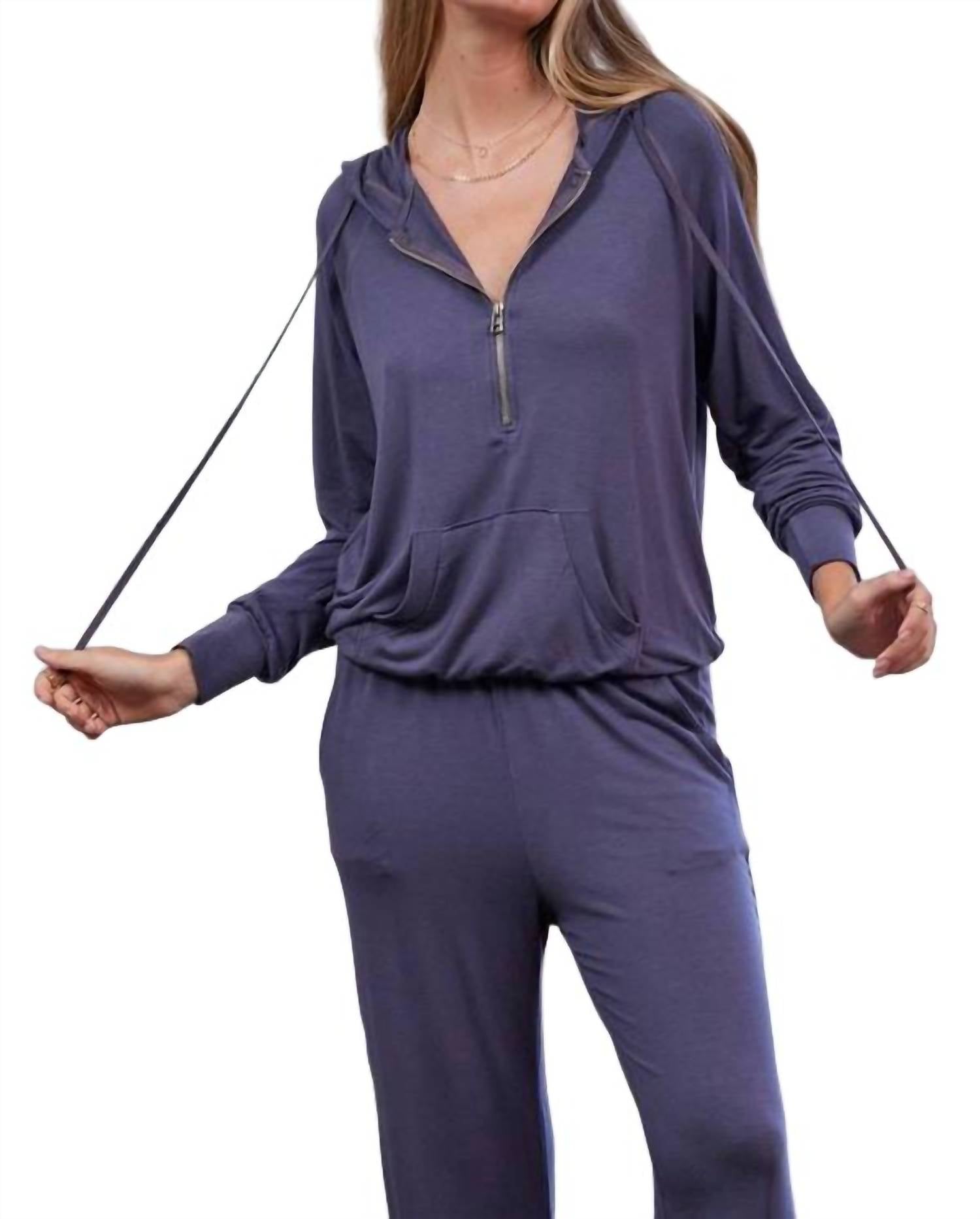 

Толстовка Darcy Half Zip в цвете Petrol LAmade