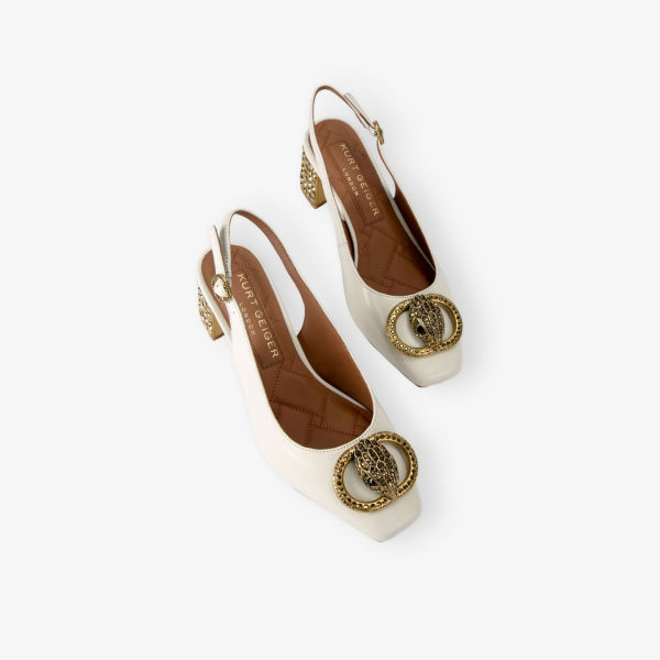 Туфли-челси Kurt Geiger London с открытой пяткой, белый — фото 2