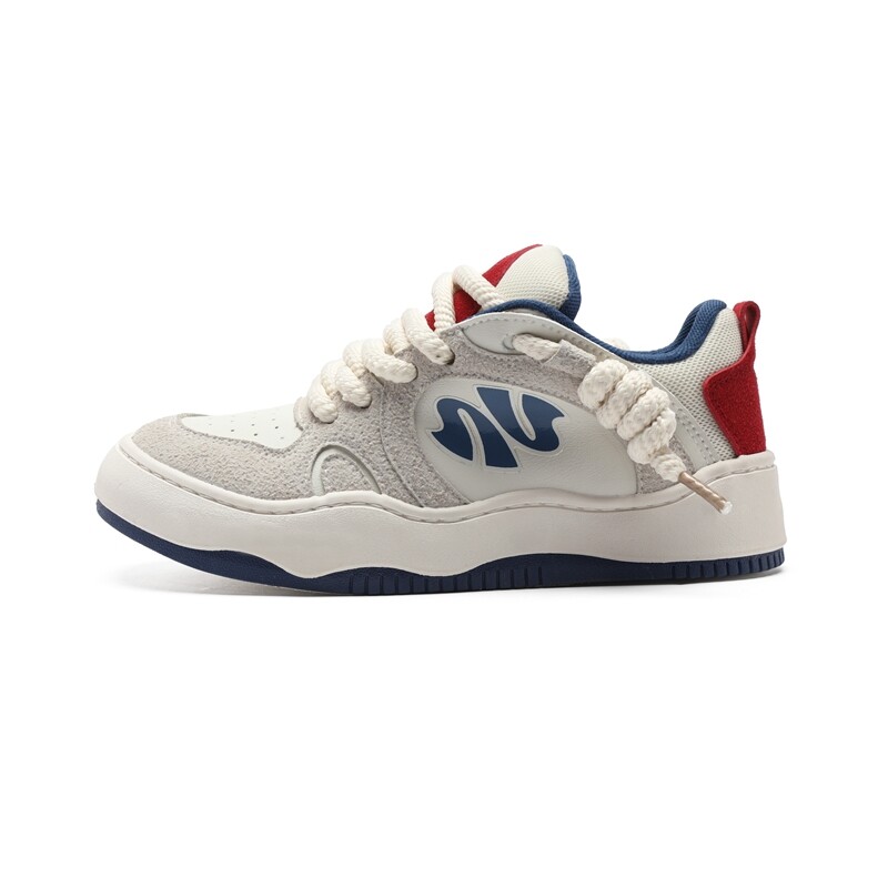 

Кроссовки ZHR Skateboarding Shoes Unisex Low-top, бежевый/синий