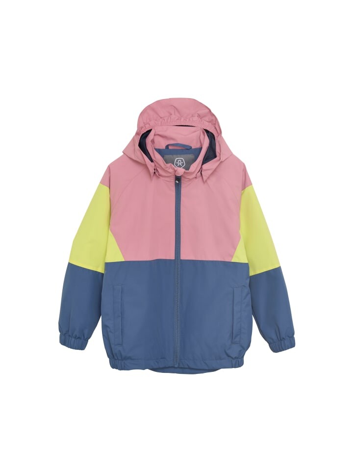 

Куртка Color Kids Kurzjacke COJacket - Colorblock 741313 coole Allwetterjacke, розовый