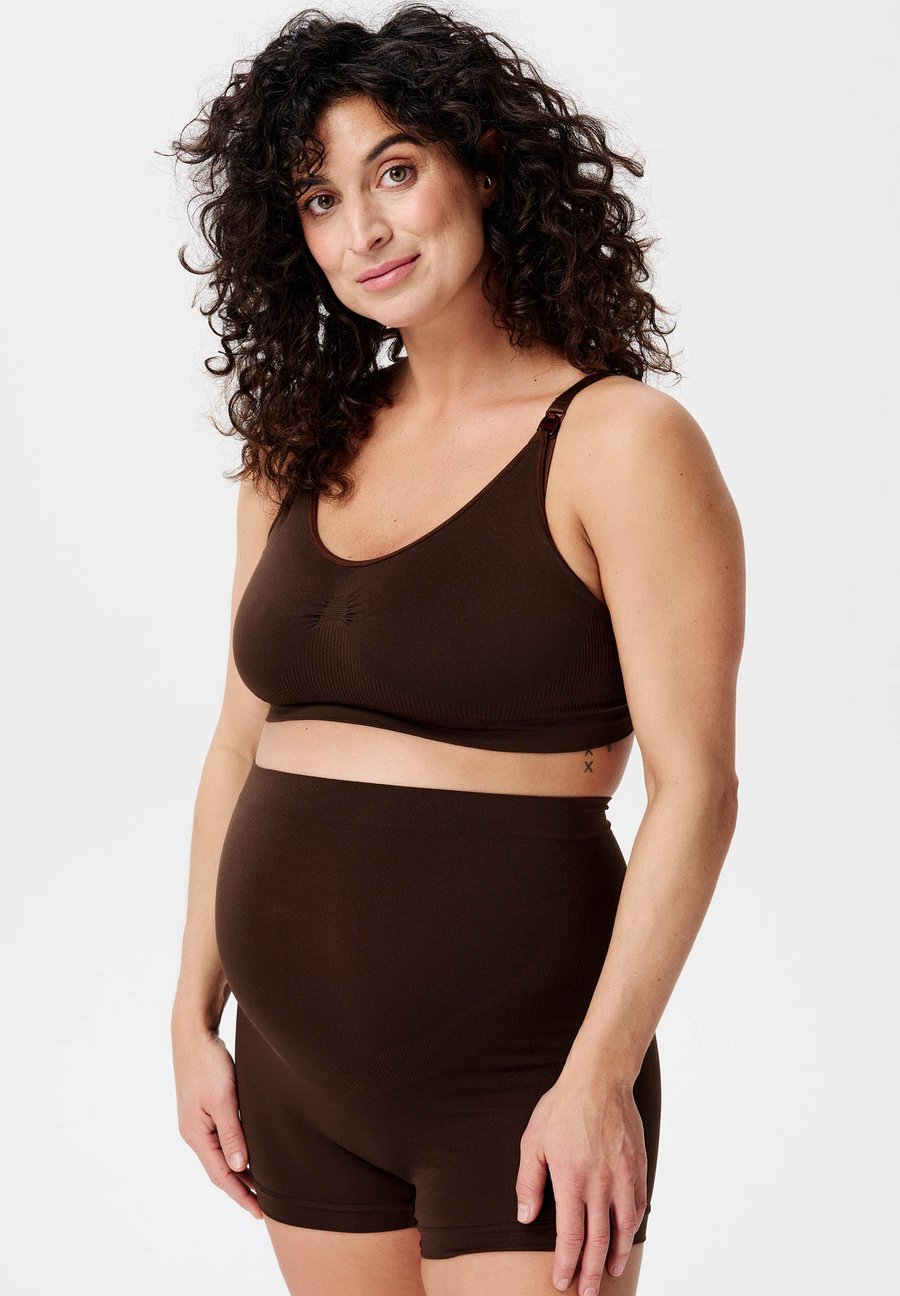 

Бюстгальтер Noppies NOPPIES MATERNITY ESSENTIALS SEAMLESS NURSING BRA HURA SENSIL BREEZE, Coffee Bean/Brown