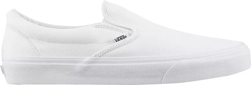 Классические слипоны Vans текстильные, белый