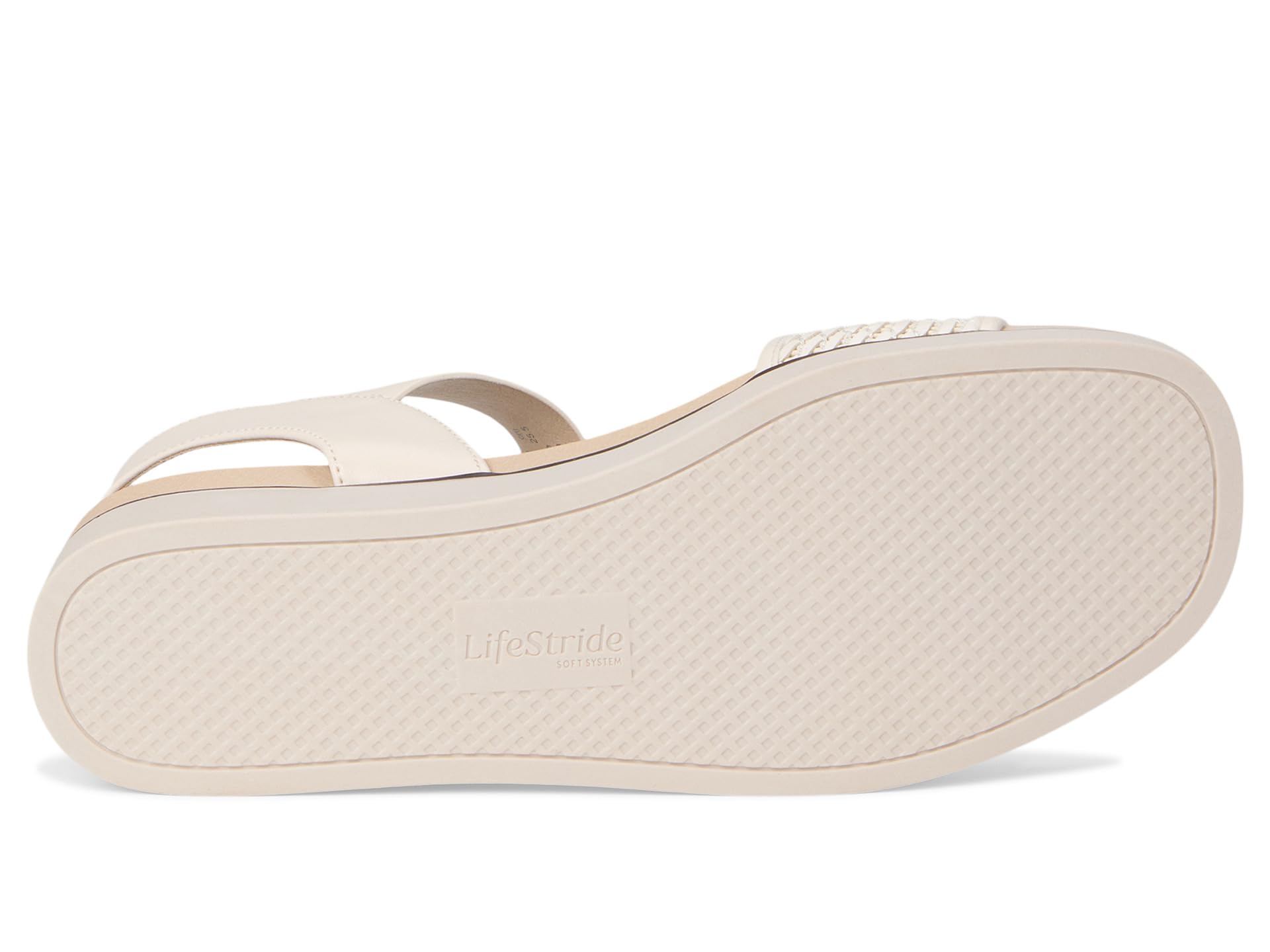 Сандалии LifeStride Gillian2, цвет Creme Beige Faux Leather — фото 3