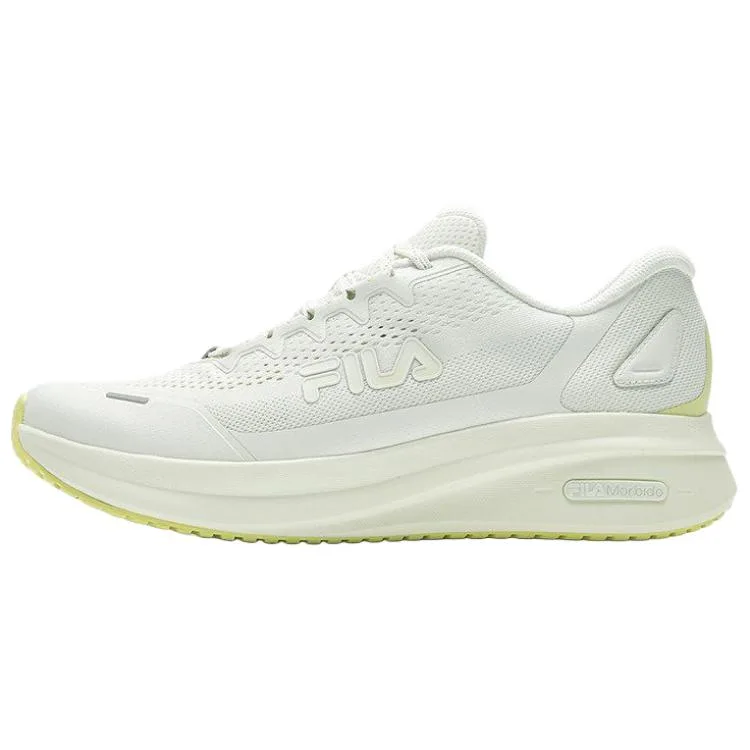 FILA Мужские беговые кроссовки Cushioning Breathable Lightweight Rebound бело-зеленые