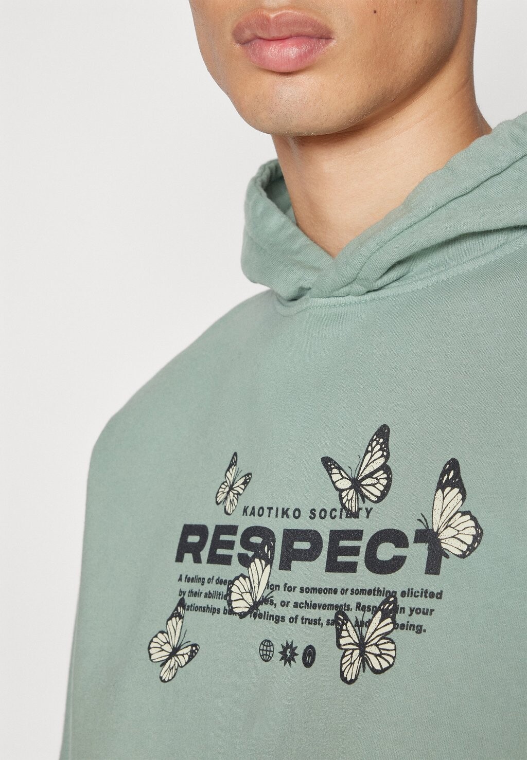

Толстовка с капюшоном RESPECT ARMY Kaotiko, темно-коричневый