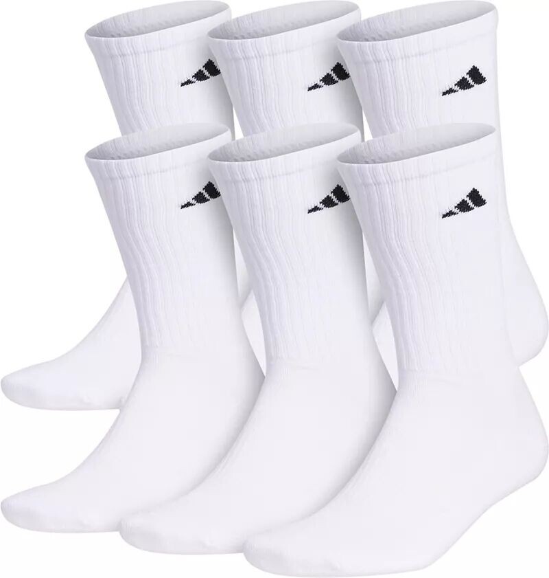 

Мужские спортивные носки Adidas с мягкой подкладкой — 6 шт., белый