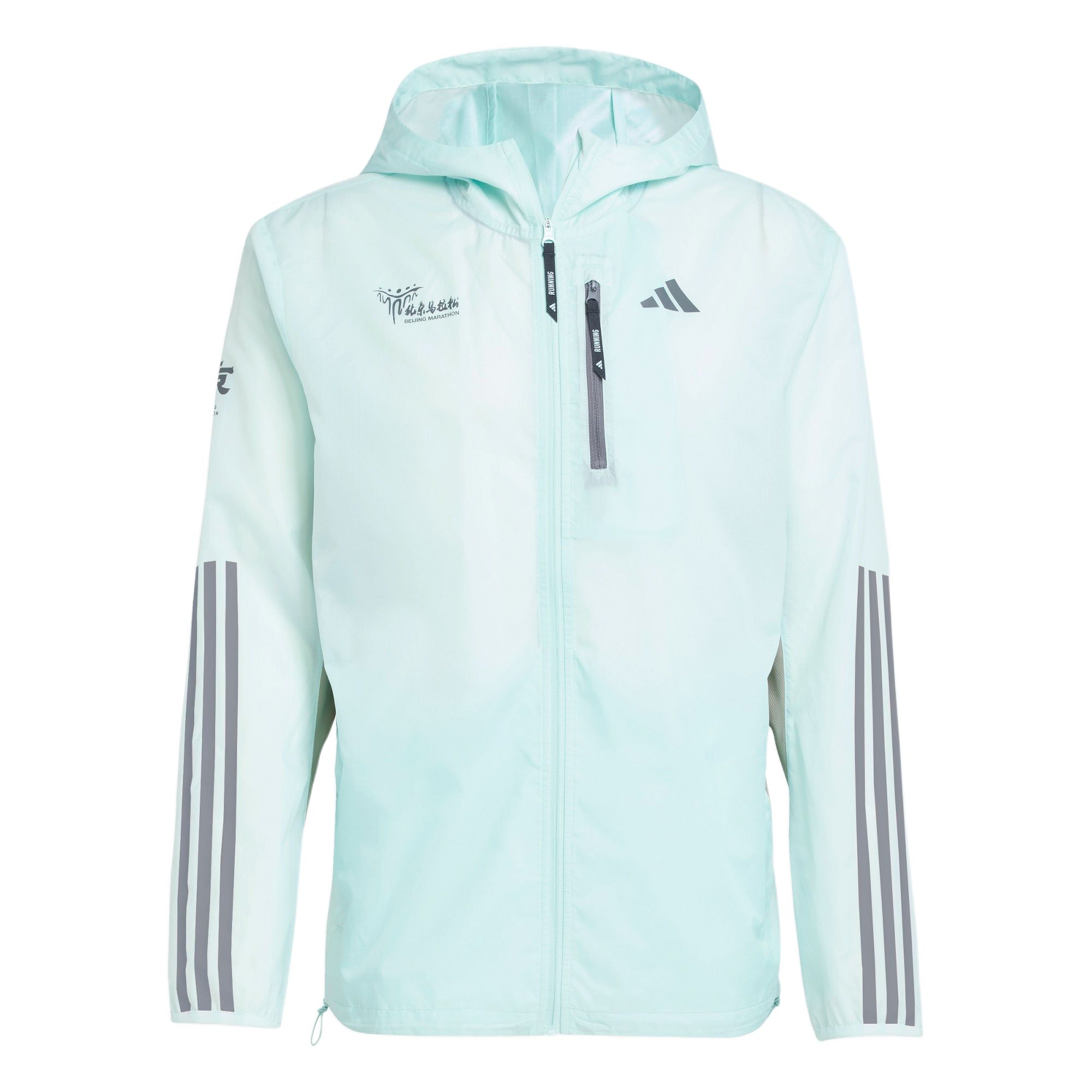 Куртка BJM JKT M Unisex синий/галька серебристо-серый Adidas — фото 2