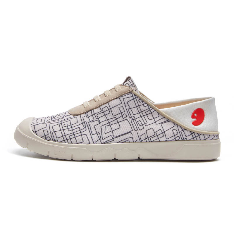 

U.IN Кеды Cady Series Low-Top для скейтбординга мужские в клетку, цвет Line Plaid