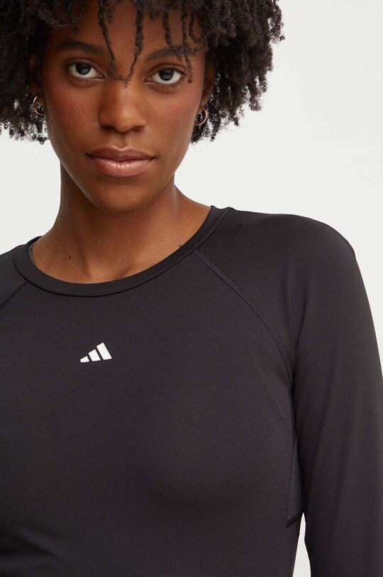 Тренировочная футболка с длинными рукавами Techfit adidas Performance, черный — фото 3