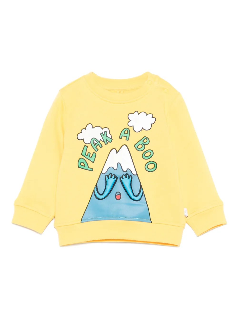 

Толстовка с принтом Stella McCartney Kids, желтый