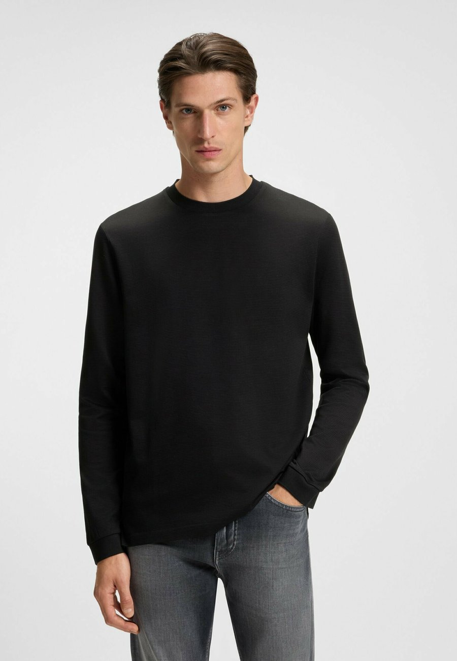 

Топ BOSS Long sleeved top, Black