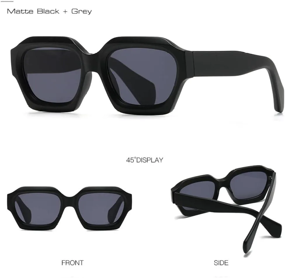 

Мужские солнцезащитные очки с градиентным покрытием UV400, ретро-многоугольные солнцезащитные очки, женские солнцезащитные очки generic, Leopard Green Grey