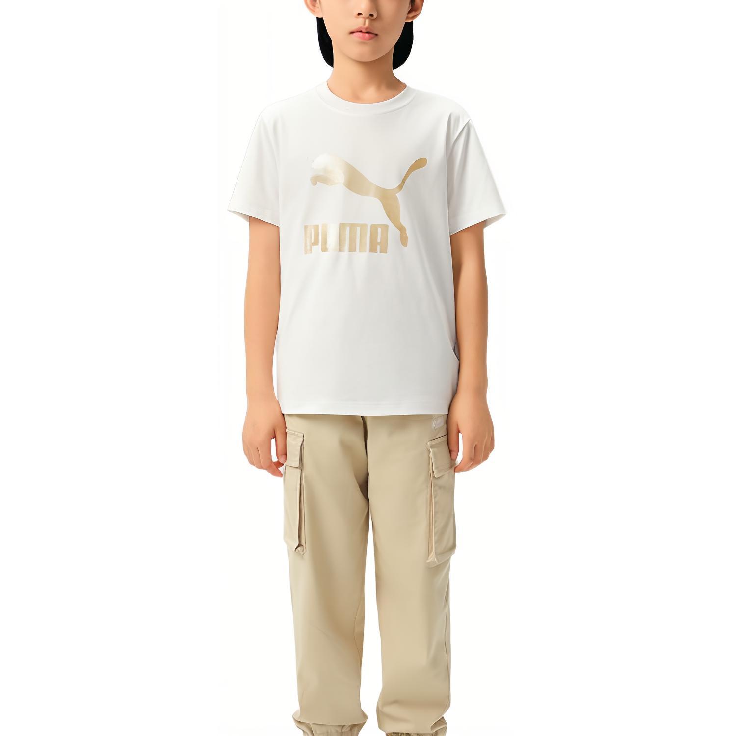 PUMA Футболка Sportstyle Series Raw White Kids' — фото 3