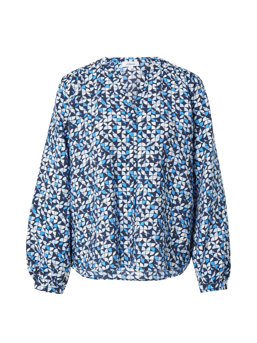 

Блузка s.Oliver, цвет Sky blue/Pastel blue/Dark blue