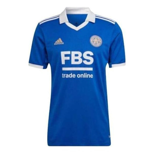 

Футболка футбольного клуба Leicester City 22 23 домашняя футболка Adidas, синий