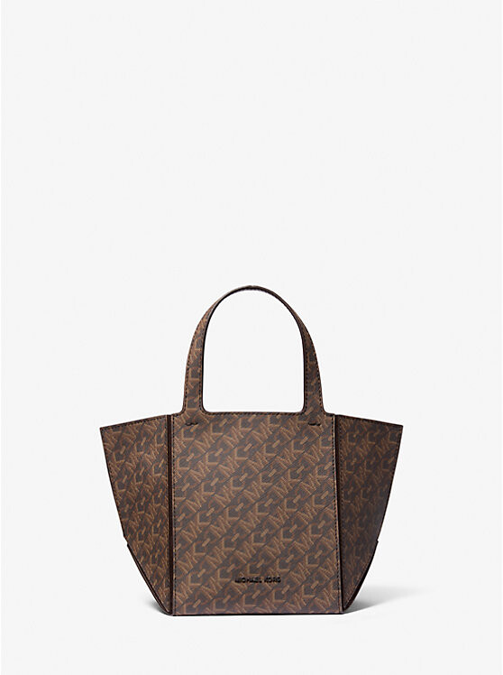 

Сумка-тоут Jordi Small Empire Monogram Michael Kors, коричневый