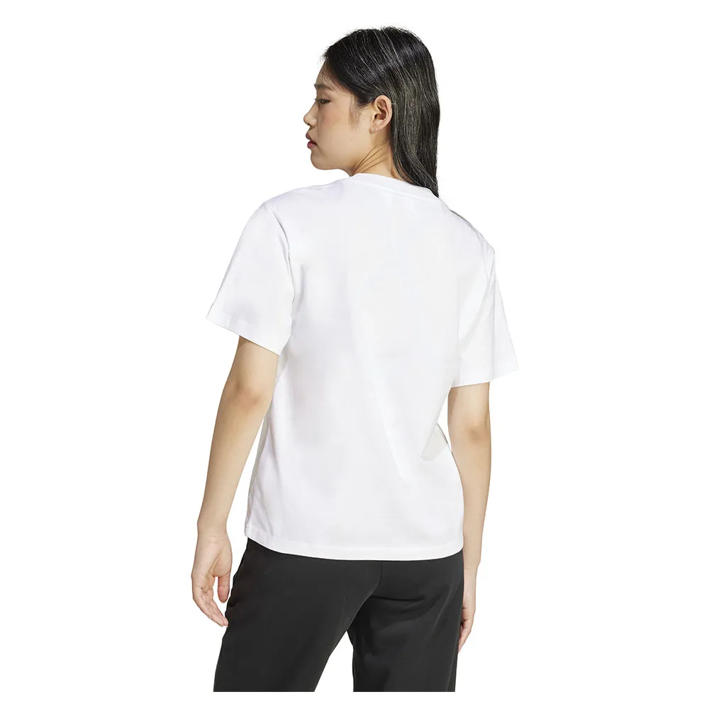 Футболка с коротким рукавом adidas Essentials Small Logo Cotton, белый — фото 2