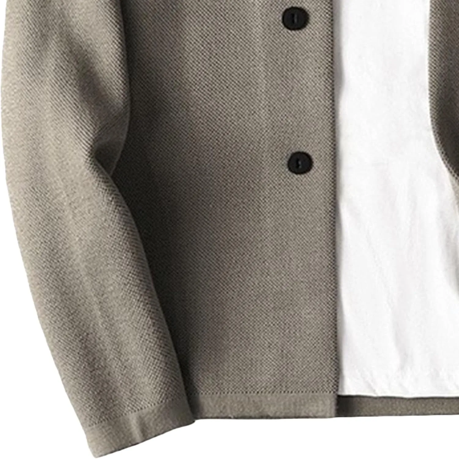 Мужской кардиган для офиса Slim Fit V-образный вырез — фото 4