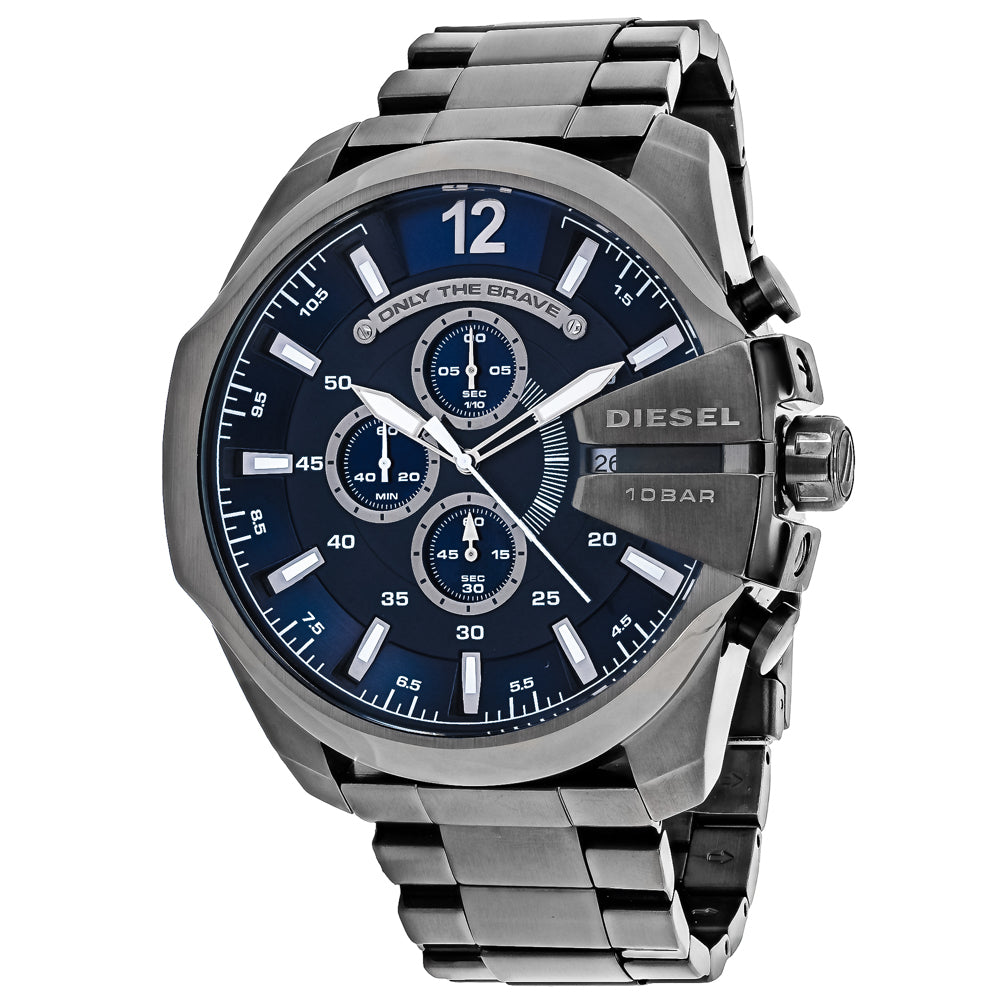 

Часы Diesel Men's Mega Chief с синим циферблатом