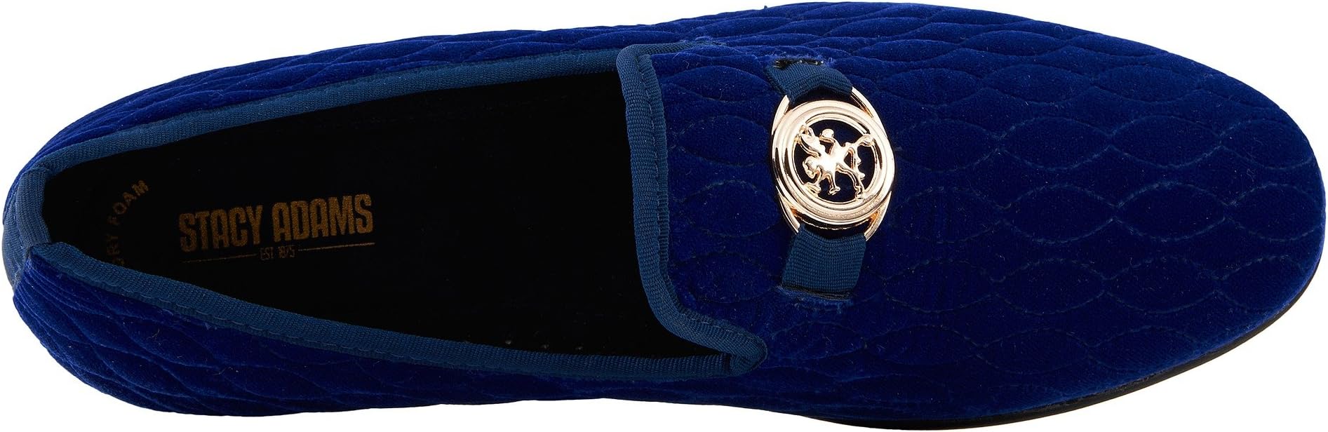 Лоферы Stacy Adams Valet Velour Slip-On Loafer, цвет Dark Blue — фото 2