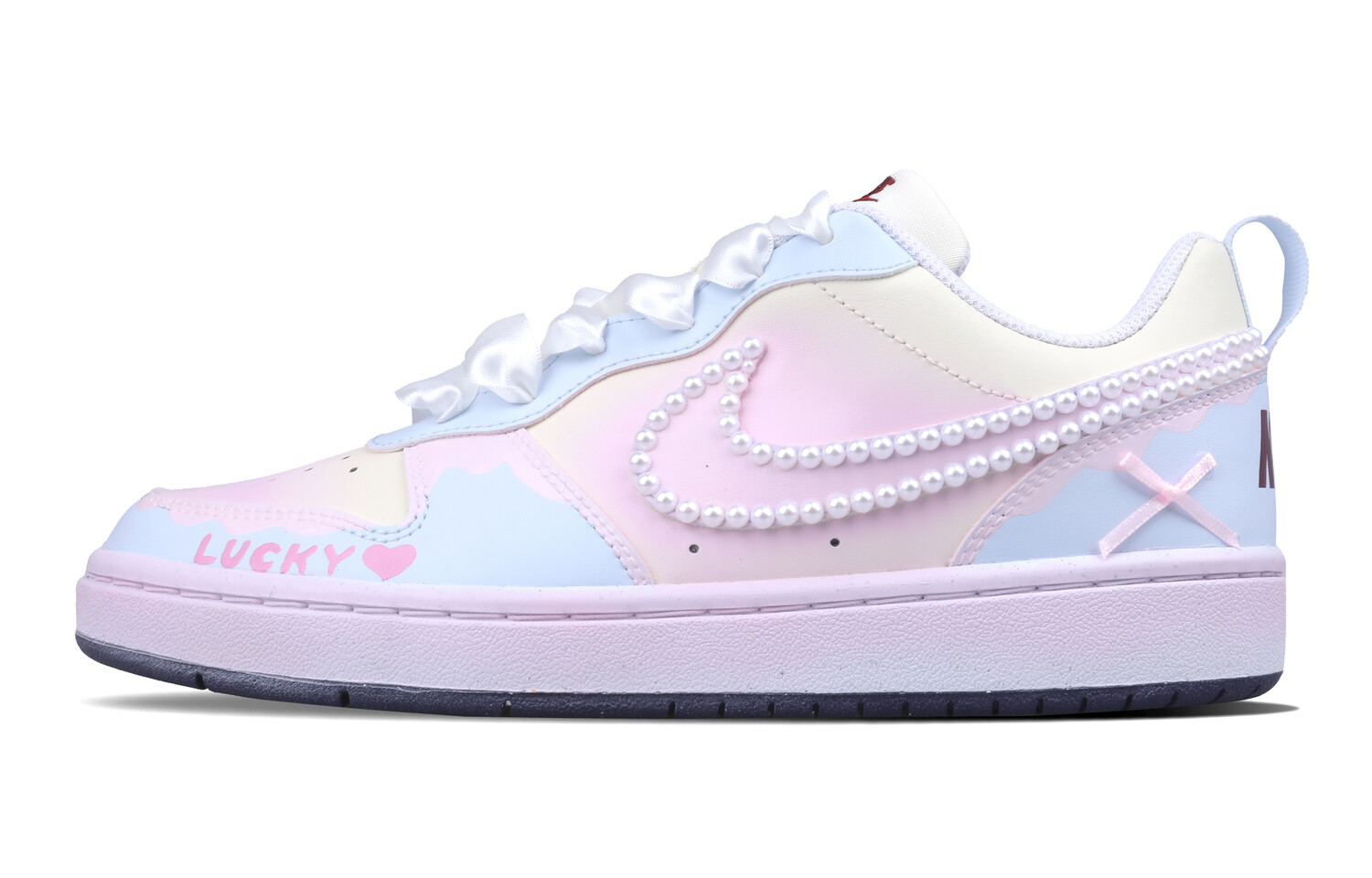 

Кроссовки Nike Court Borough Skateboard Shoes Women's Low-Top Blue Pink, голубой, Синий, Кроссовки Nike Court Borough Skateboard Shoes Women's Low-Top Blue Pink, голубой