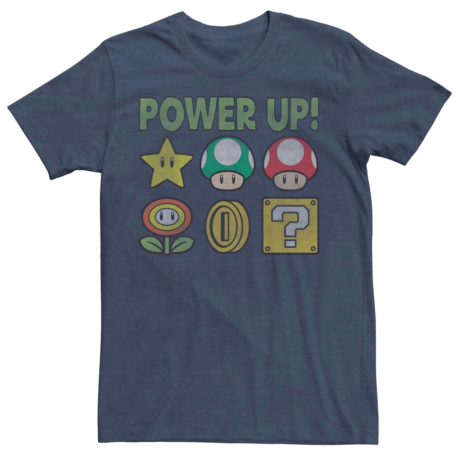 

Мужская футболка Nintendo Power Up Licensed Character