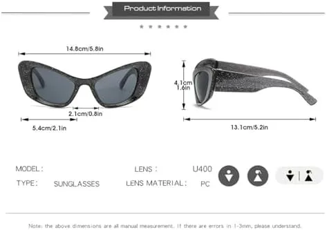 

Солнцезащитные очки в стиле стимпанк 2027 года для женщин и мужчин, большие блестящие солнцезащитные очки в стиле панк с защитой от УФ-излучения UV400 MTZJH, 4